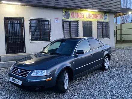 Volkswagen Passat 2002 года за 2 800 000 тг. в Тараз – фото 4