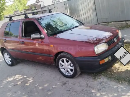 Volkswagen Golf 1995 года за 1 020 000 тг. в Тараз – фото 2