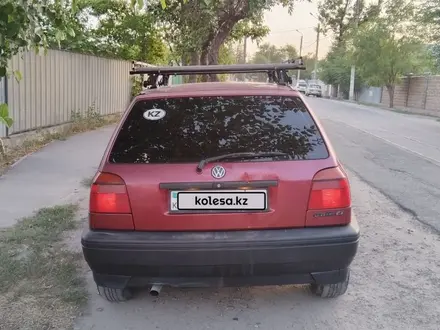 Volkswagen Golf 1995 года за 1 020 000 тг. в Тараз – фото 7