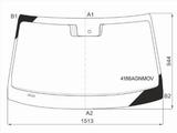 Стекло лобовое (Датчик дождя/Место под датчик запотевания) Hyundai Sonata за 34 950 тг. в Алматы