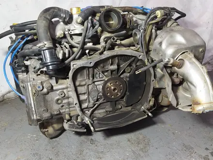 Двигатель EJ20G EJ20 2.0 turbo Subaru Forester Impreza Субару турбо ЕЖ20 за 530 000 тг. в Караганда – фото 4