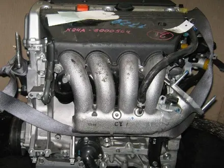 Двигатель Honda CR-v K24 2.4 Хонда Япония Привозной за 52 800 тг. в Алматы – фото 2