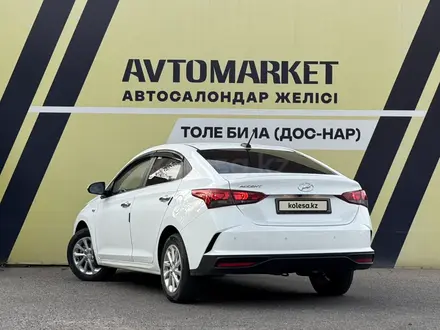 Hyundai Accent 2020 года за 7 700 000 тг. в Тараз – фото 5