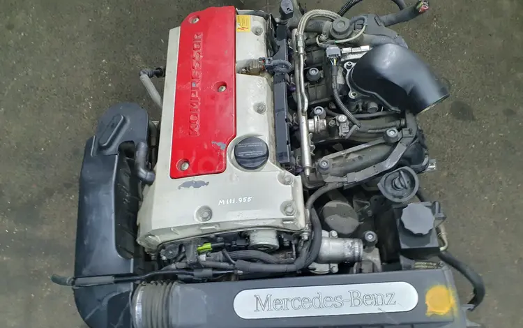 M111 Двигатель Mercedes 111 M111.955 Kompressor 2.0L W203үшін350 000 тг. в Алматы