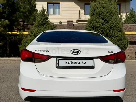 Hyundai Elantra 2015 года за 5 900 000 тг. в Алматы – фото 17