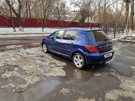 Peugeot 307 2004 года за 1 300 000 тг. в Алматы – фото 2