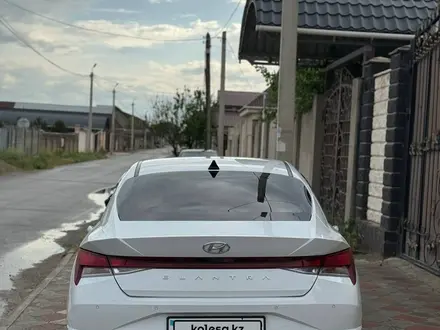 Hyundai Elantra 2021 года за 8 800 000 тг. в Тараз – фото 6