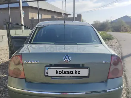 Volkswagen Passat 2002 года за 2 700 000 тг. в Тараз – фото 5