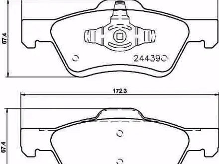 Колодки передние Ford Maverick (04-08) за 6 000 тг. в Алматы