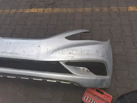 Hyundai Sonata 7 бампер передний за 50 000 тг. в Алматы – фото 2