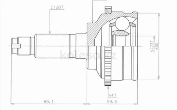 Шрус наружный, граната наружная за 27 350 тг. в Караганда