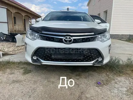 Бампер передний Toyota Camry 55 EXCLUSIVE за 135 000 тг. в Алматы – фото 9