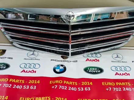 Решетка радиатора мерседес w221 рестайлинг, до рестайлинг за 75 000 тг. в Астана – фото 3