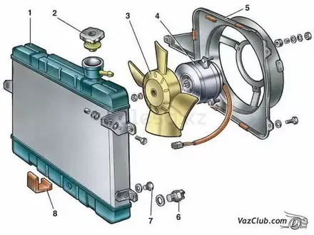 Радиатор на Toyota за 100 тг. в Алматы