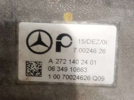 Впускной коллектор М272 ML W221 W212 за 80 000 тг. в Астана – фото 2