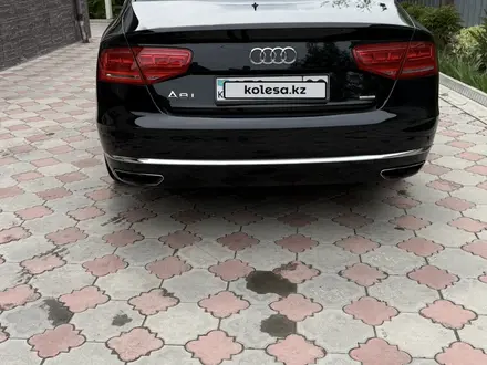 Audi A8 2013 года за 13 000 000 тг. в Алматы – фото 4