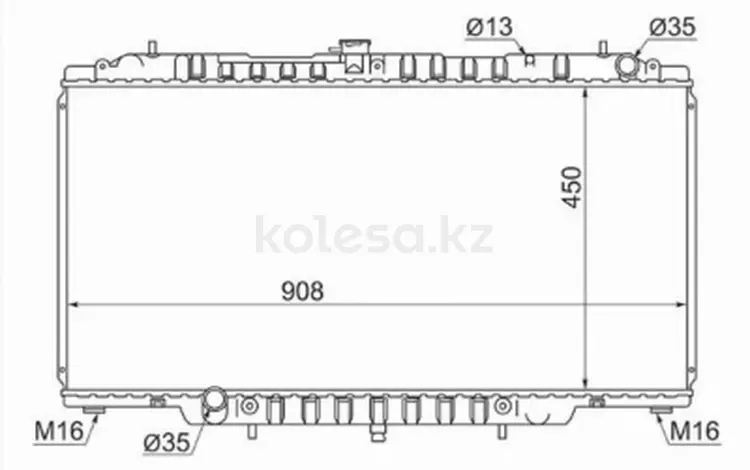 Радиатор охлаждения двигателяfor54 550 тг. в Караганда