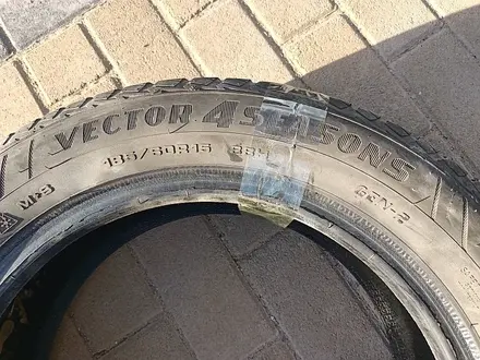 ОДНА шина 185/60 R15 — "GoodYear Vector 4 Seasons" (Словения), вс за 15 000 тг. в Астана – фото 3