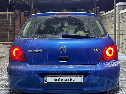 Peugeot 307 2005 года за 2 350 000 тг. в Алматы – фото 18