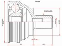 Шрус, граната наружняя за 11 500 тг. в Астана