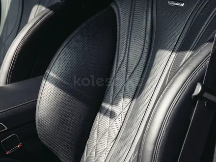 Mercedes-Benz S 63 AMG 2015 года за 35 000 000 тг. в Алматы – фото 11