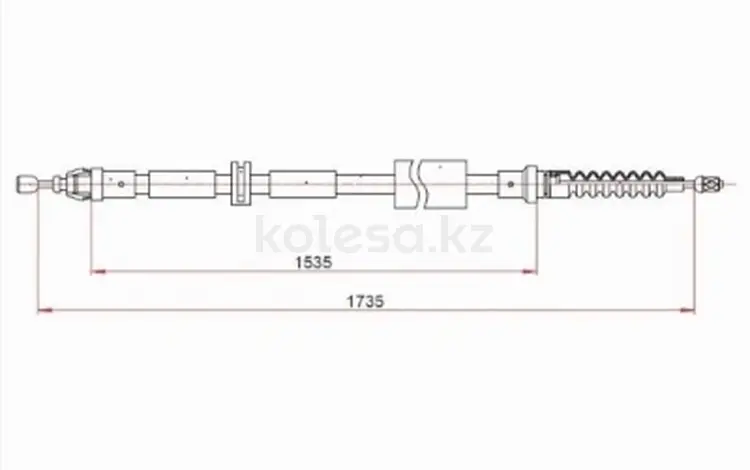 Трос ручного тормоза за 3 700 тг. в Астана