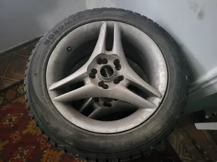 Колёса на зиму, R16. Японские литые диски Bridgestone, ЗИМНЯЯ резина Norman за 160 000 тг. в Алматы – фото 2