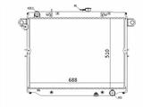 Радиатор двигателя за 60 550 тг. в Астана