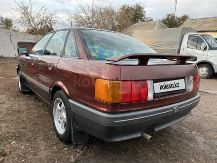 Audi 80 1990 года за 1 500 000 тг. в Федоровка (Теректинский р-н) – фото 3