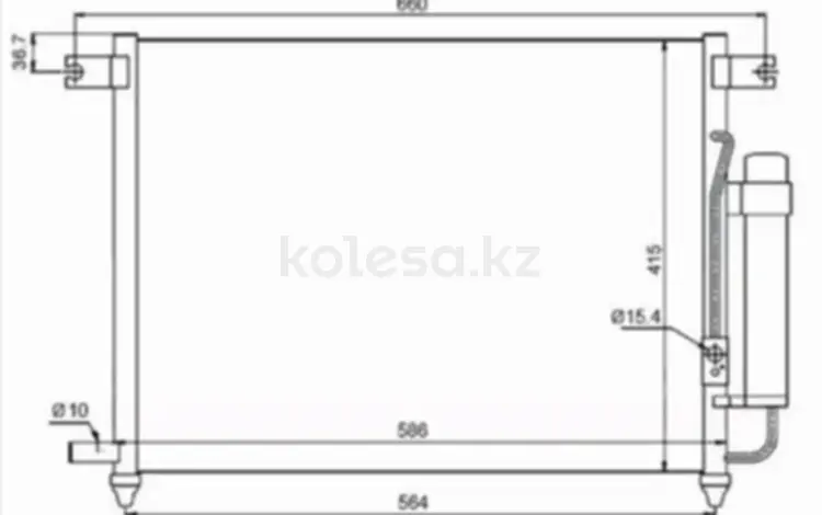 Радиатор кондиционера за 27 800 тг. в Шымкент