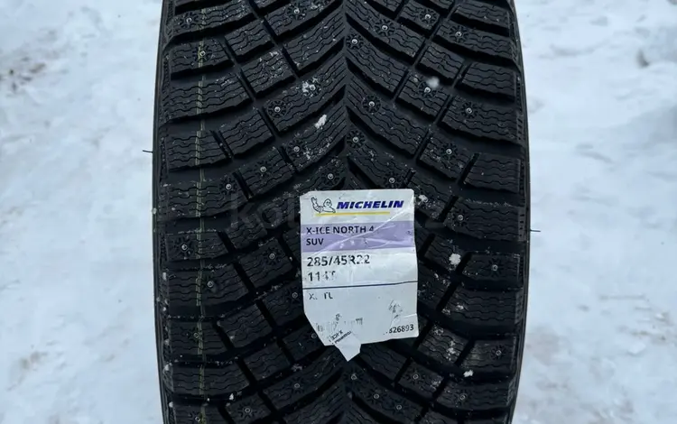 Новые зимние шины 285 45 R22 Michelin X-Ice North 4 SUV, шип. — .үшін1 500 000 тг. в Уральск