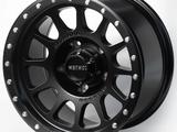 1107 R17 9J 6x139, 7 ET0 ЦО106, 1 SATIN BLACK WITH CHROME RIVETS за 80 000 тг. в Астана