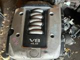 Двигатель на infiniti fx45 fx35 3.5 /.4.5 Nissan fuga 4.5 vk45 за 100 000 тг. в Алматы