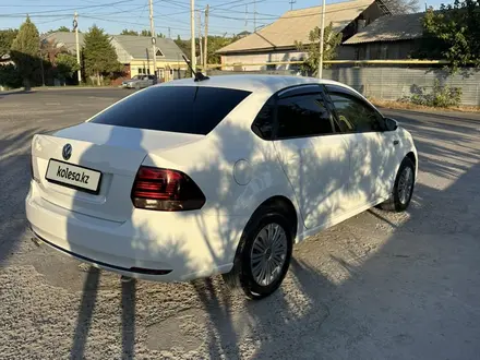 Volkswagen Polo 2018 года за 5 000 000 тг. в Шымкент – фото 4