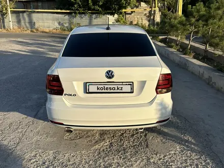 Volkswagen Polo 2018 года за 5 000 000 тг. в Шымкент – фото 5