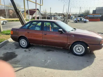 Audi 80 1990 года за 550 000 тг. в Шу – фото 4