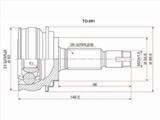 Шрус , граната наружняя за 10 850 тг. в Шымкент