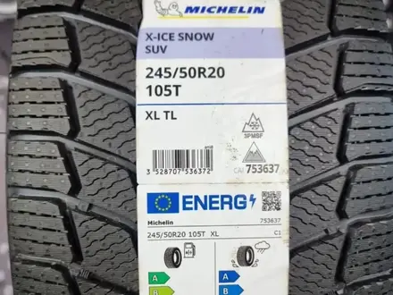 255 60 R20 Michelin X-ICE Snow SUV, лип./2024 г. В. — за 1 280 000 тг. в Алматы