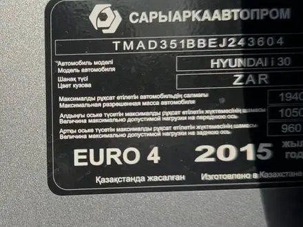 Hyundai i30 2015 года за 6 400 000 тг. в Алматы – фото 30