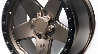 Black Rhino R18 9J 6X139.7 ET15 ЦО110, 0 Mat Bronze + Satin Black Lip + Chrүшін300 000 тг. в Алматы