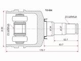 Шрус внутренний, граната внутреняя LH/RH за 13 200 тг. в Алматы