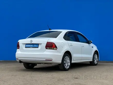 Volkswagen Polo 2020 года за 7 080 000 тг. в Алматы – фото 3