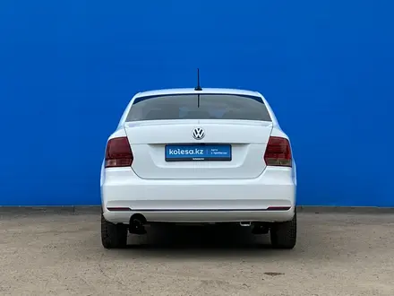 Volkswagen Polo 2020 года за 7 080 000 тг. в Алматы – фото 4