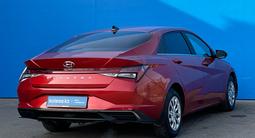 Hyundai Elantra 2021 годаfor8 460 000 тг. в Алматы – фото 3