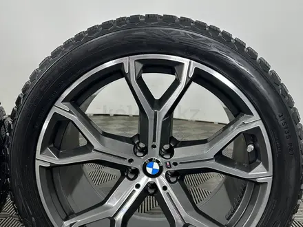 Комплект оригинальных разношироких дисков с зимней резиной на BMW X5/X6/X7 за 1 650 000 тг. в Астана – фото 12