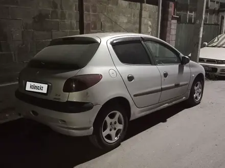 Peugeot 206 2004 года за 2 700 000 тг. в Алматы – фото 3