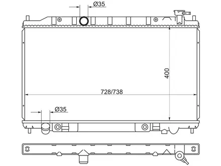 Основной радиатор охлаждения за 33 000 тг. в Астана
