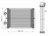 Радиатор печки, радиатор отопителя салона за 13 100 тг. в Караганда
