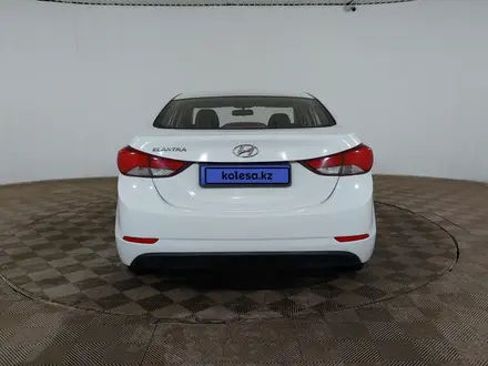 Hyundai Elantra 2014 года за 3 890 000 тг. в Шымкент – фото 6
