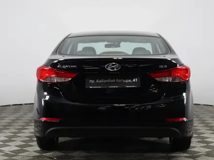 Hyundai Elantra 2016 года за 7 500 000 тг. в Астана – фото 5